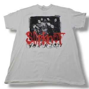 New Slipknot Shirt Size Large Slipknot Tour 2021 Graphic Print T-Shirt Band Tee